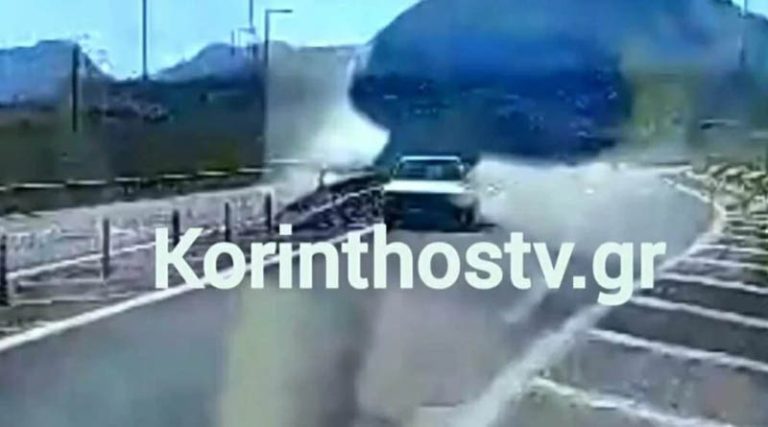 Σοκαριστικό βίντεο: Οδηγούσε ανάποδα στην εθνική οδό Κορίνθου-Τριπόλεως!