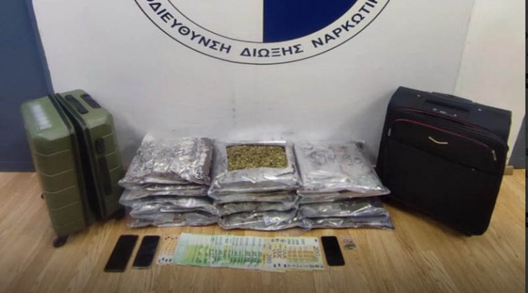 Σπάτα: Δύο συλλήψεις για ναρκωτικά – Κατασχέθηκαν 14 κιλά ακατέργαστης κάνναβης – Που την έκρυβαν (φωτό)