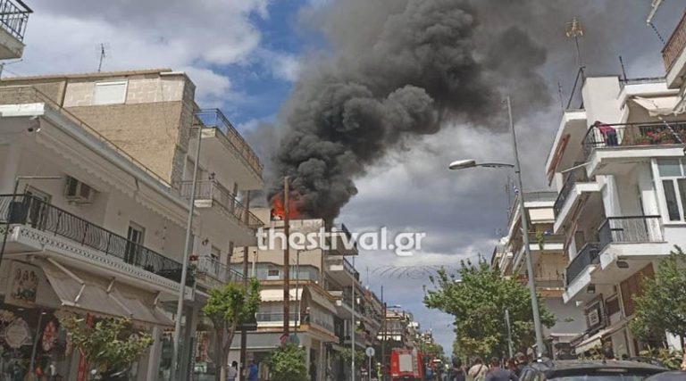 Συναγερμός για μεγάλη φωτιά σε πολυκατοικία στη Θεσσαλονίκη!