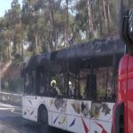 Λεωφορείο τυλίχθηκε στις φλόγες! (φωτό & βίντεο)