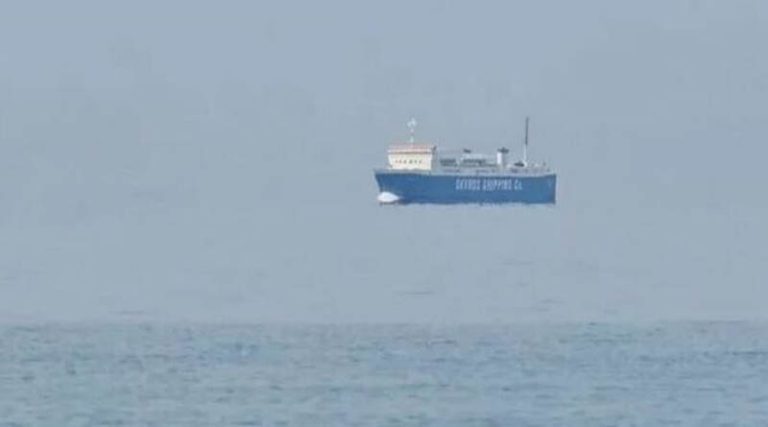 Το ιπτάμενο πλοίο στην Κύμη που έγινε viral!