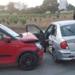 Πλαγιομετωπική σύγκρουση αυτοκινήτων στην Αρτέμιδα! (φωτό)